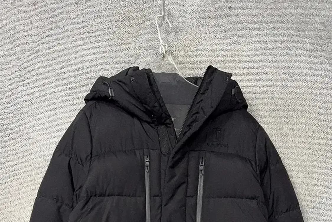 블랙야크 블랙 구스다운 롱패딩 90 상품이미지3