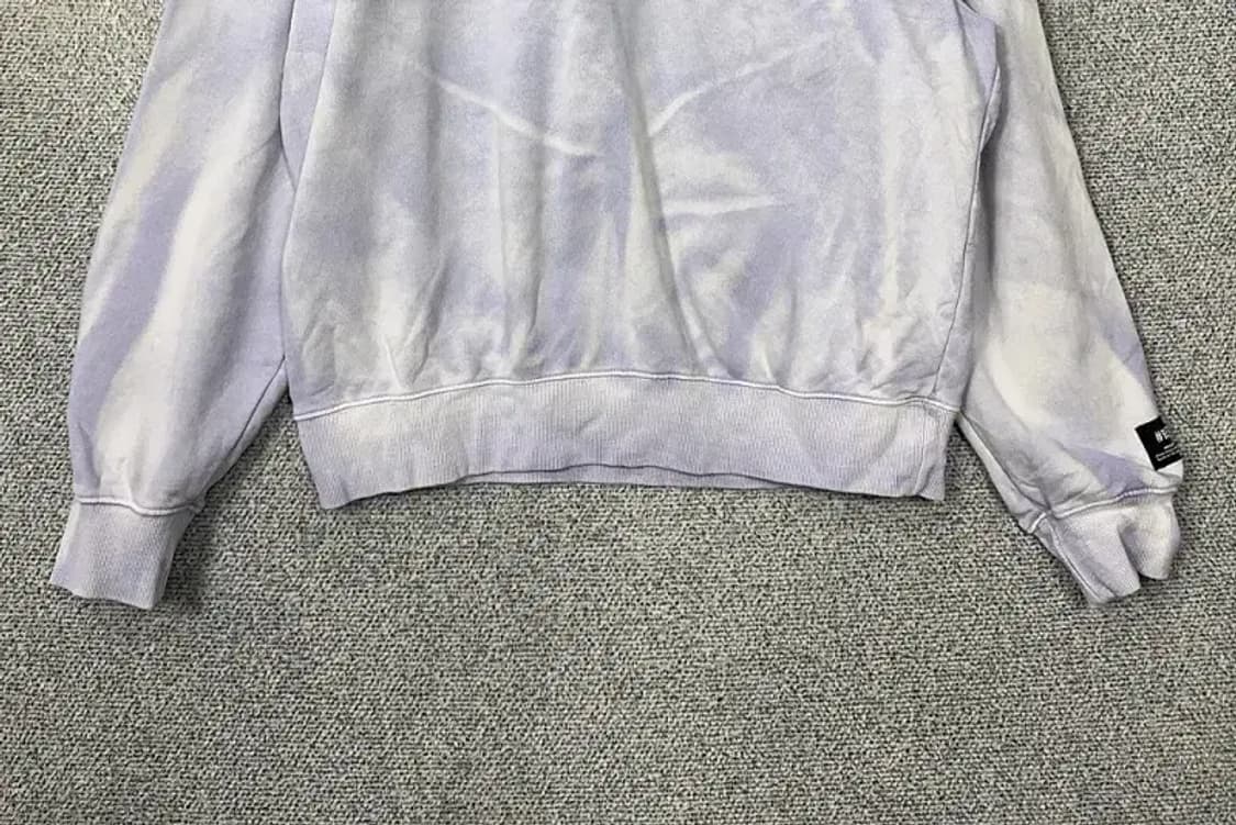 빈트릴 라이트 퍼플 타이다이 로고 맨투맨 M 상품이미지4