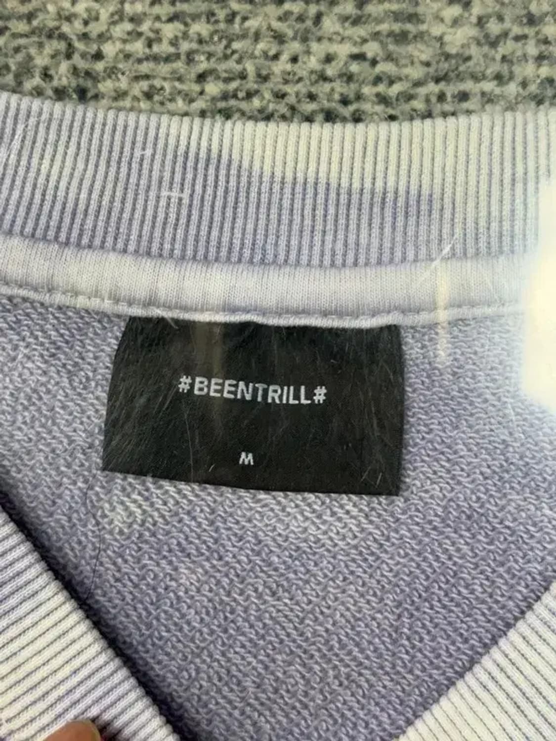 빈트릴 라이트 퍼플 타이다이 로고 맨투맨 M 상품이미지6