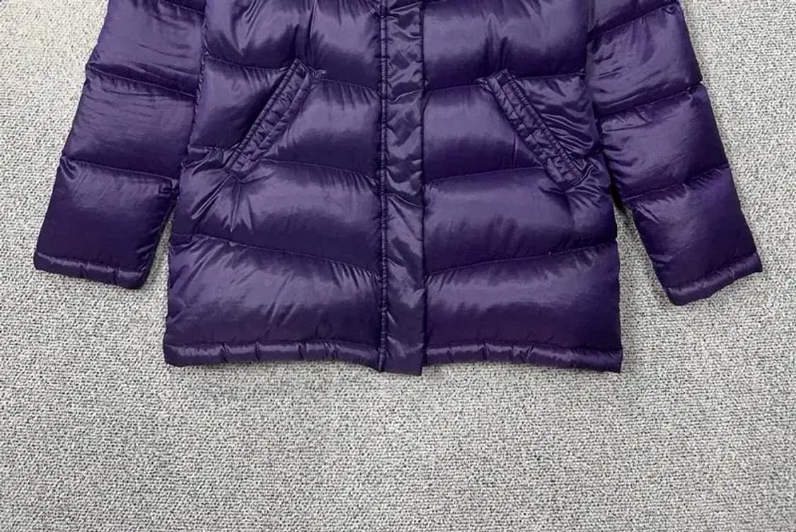 라코스테 퍼플 로고 구스다운 패딩 36 상품이미지4