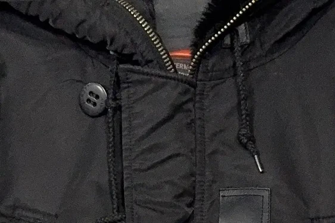 쇼트 블랙 N3B 빈티지 패딩 M 상품이미지5