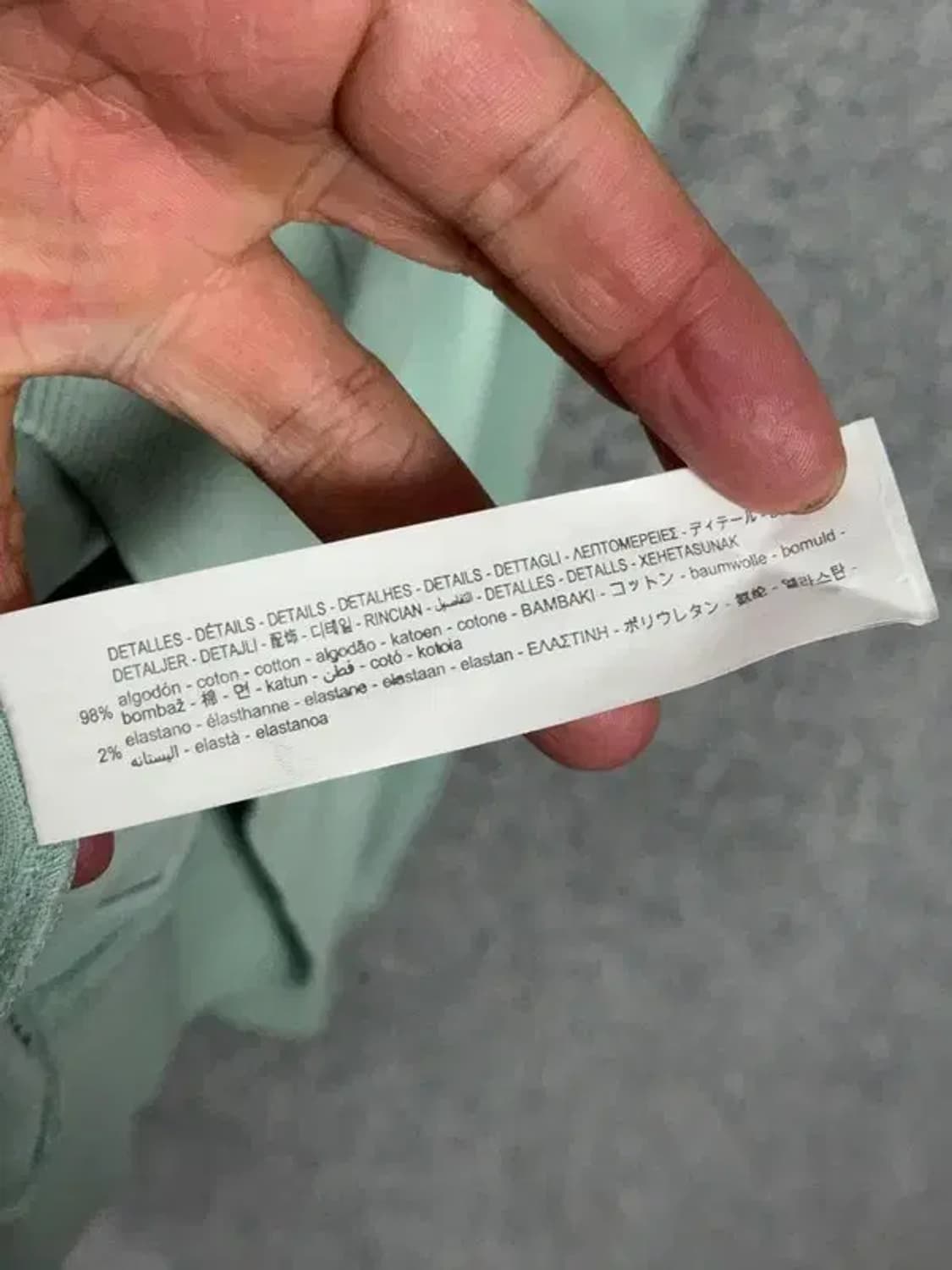 자라 민트 캐주얼 오버핏 맨투맨 XL 상품이미지8