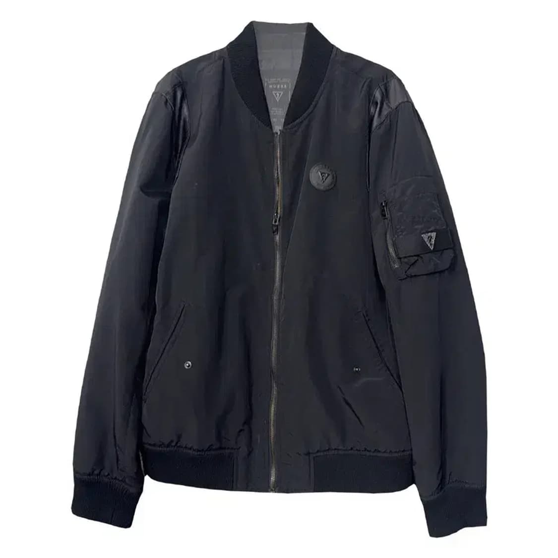 게스 블랙 블루종 항공 점퍼 L 상품이미지1