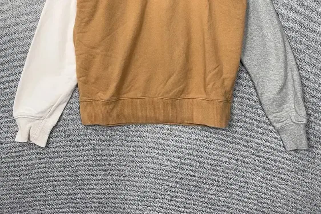 후아유 프린팅 카멜 맨투맨 M 상품이미지4