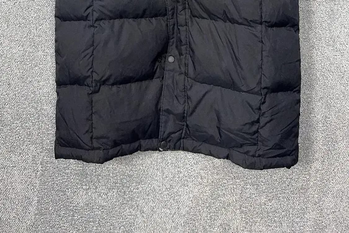 푸마 블랙 로고 덕다운 롱패딩 S 상품이미지5