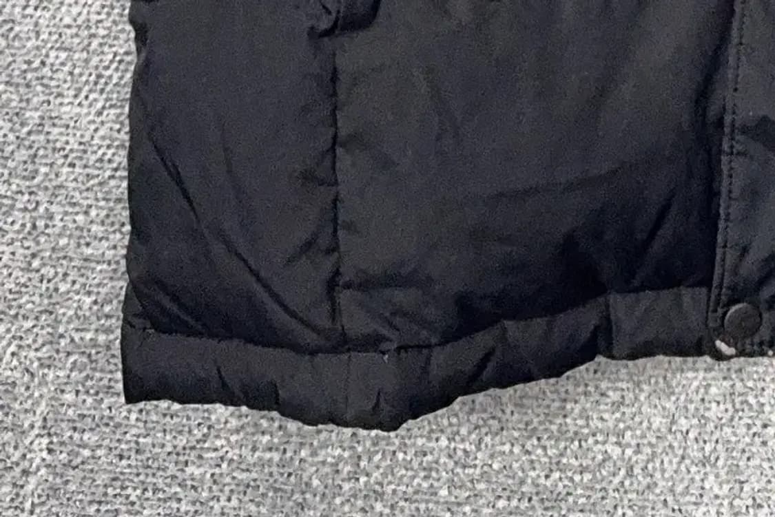 푸마 블랙 로고 덕다운 롱패딩 S 상품이미지7