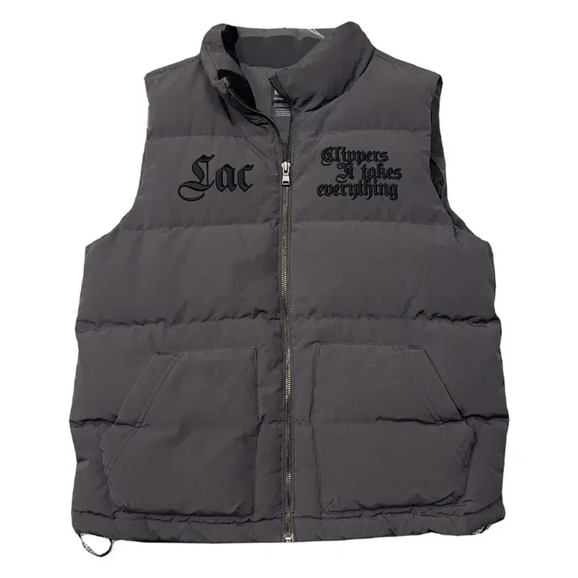 엔비에이 그레이 덕다운 패딩 조끼 S 상품이미지1