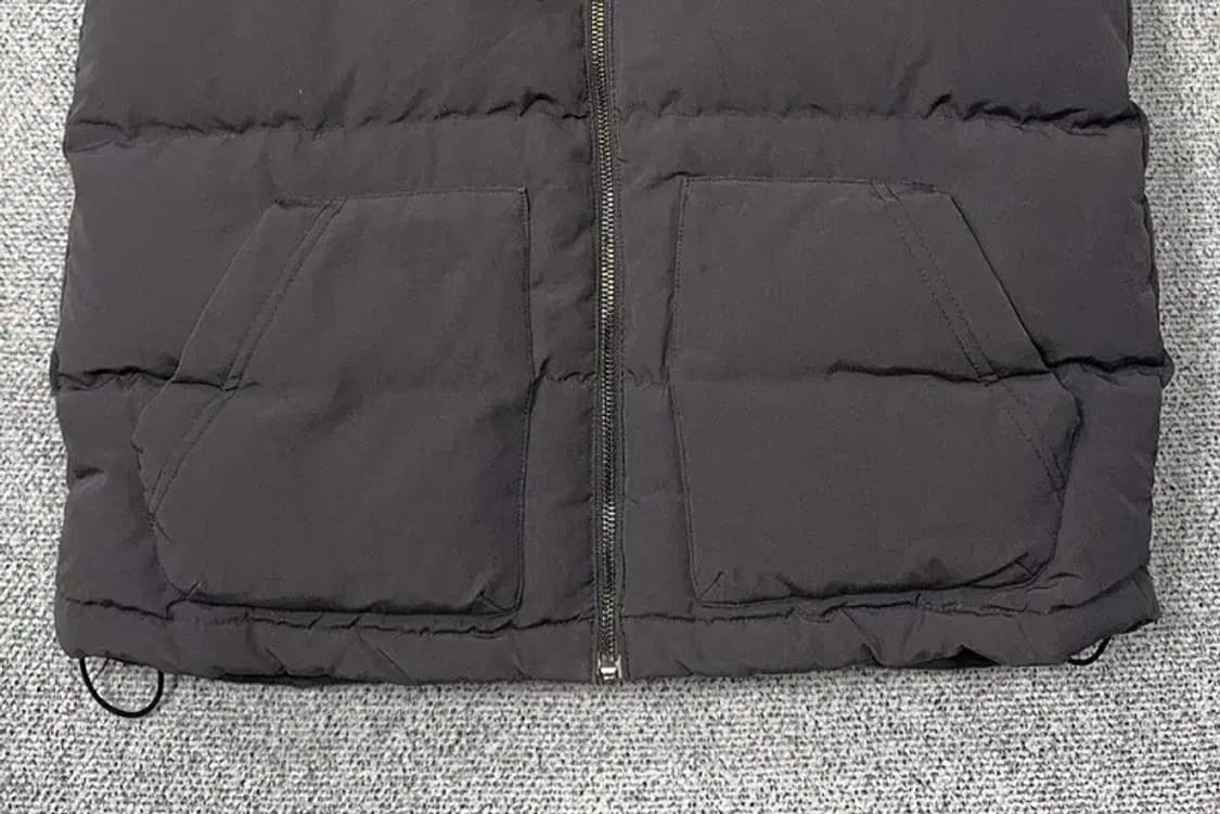 엔비에이 그레이 덕다운 패딩 조끼 S 상품이미지4