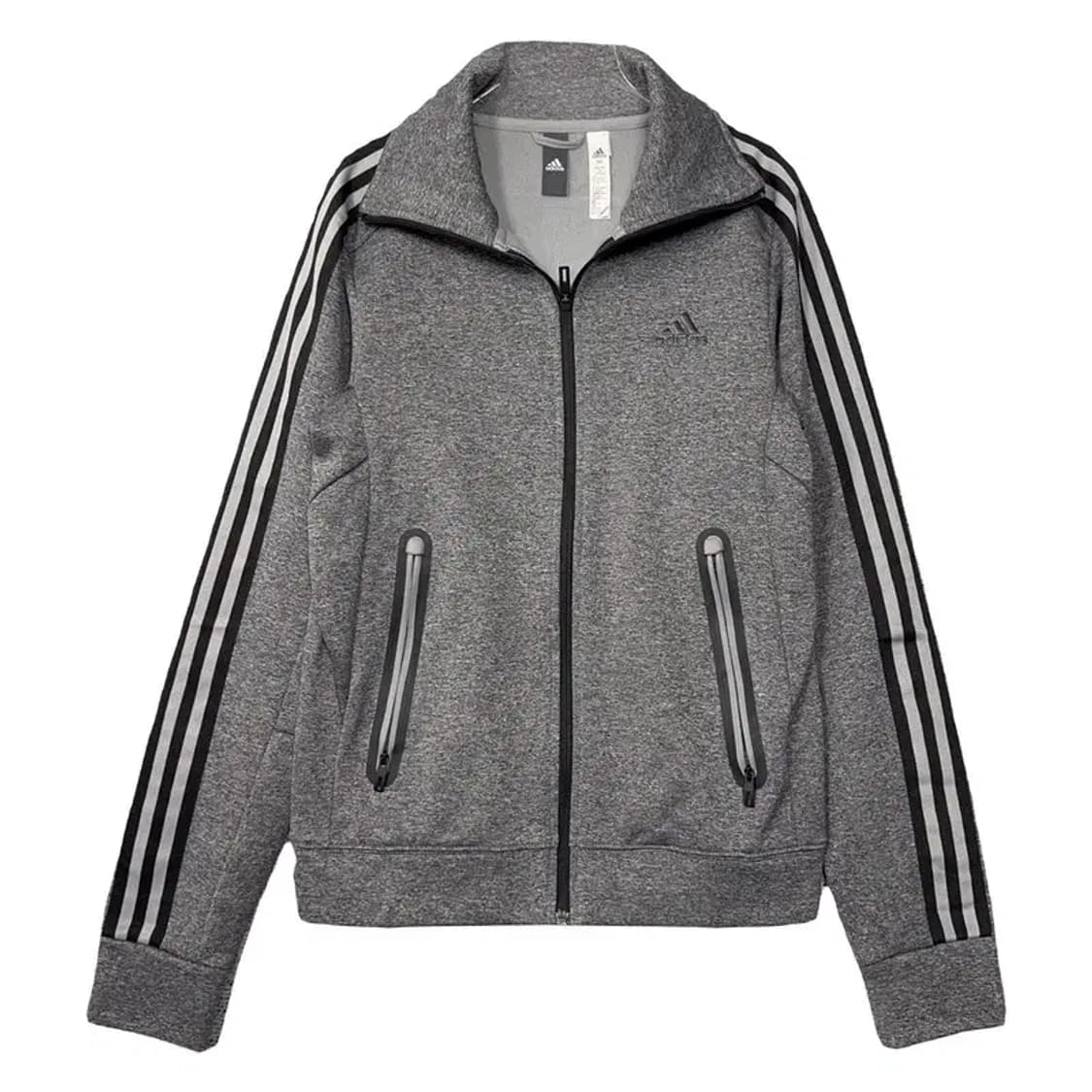 아디다스 그레이 로고 삼선 집업 저지 090 상품이미지1