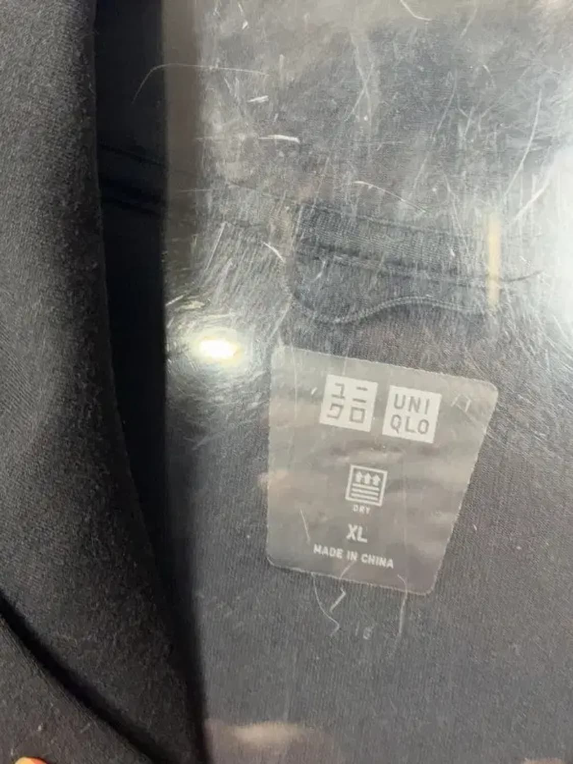 유니클로 네이비 기능성 후드티 XL 상품이미지6