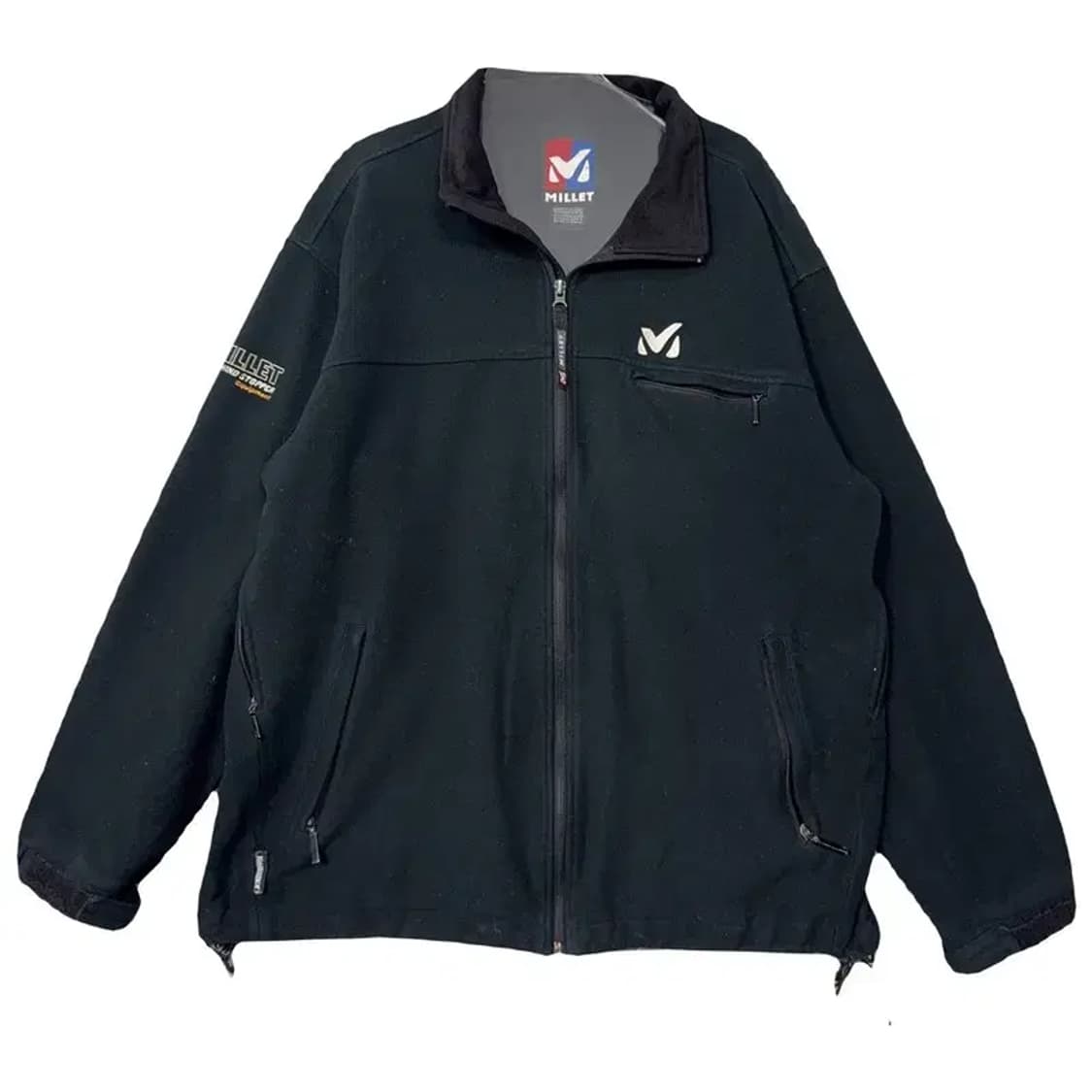 밀레 블랙 로고 플리스 후리스 XL 상품이미지1