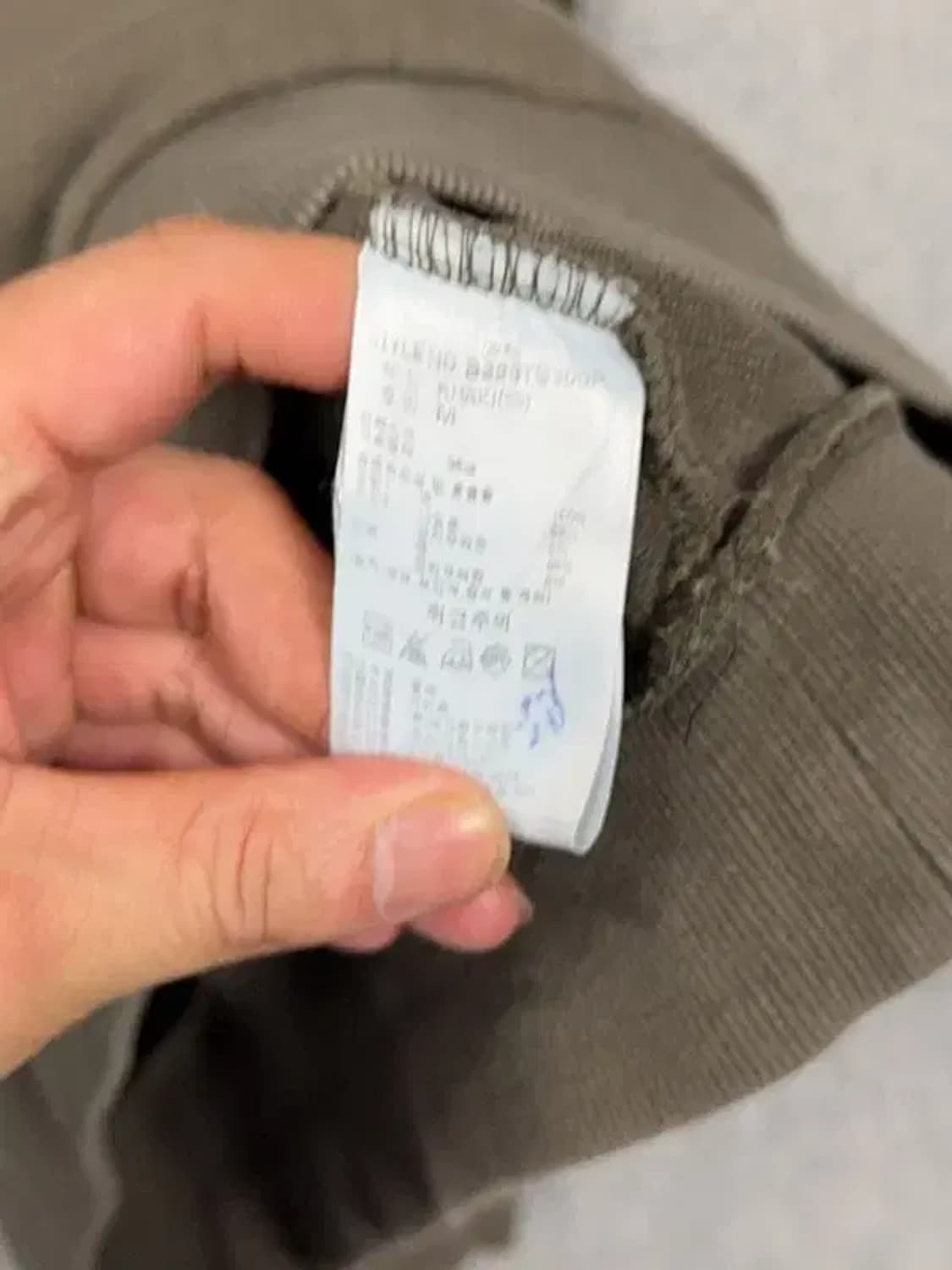 버커루 카키 자수 로고 맨투맨 M 상품이미지6