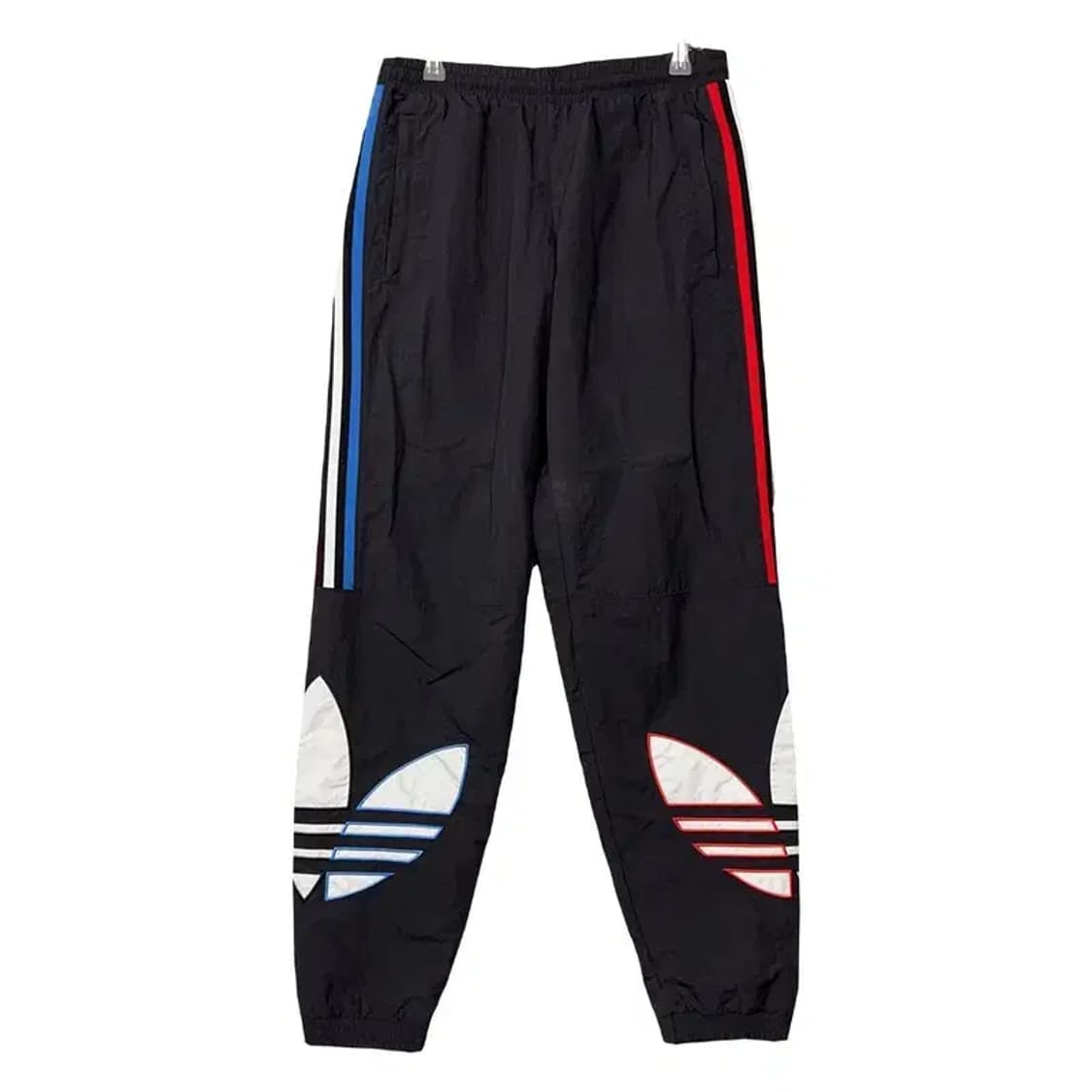 아디다스 프린팅 블랙 빅로고 조거팬츠 L 상품이미지1