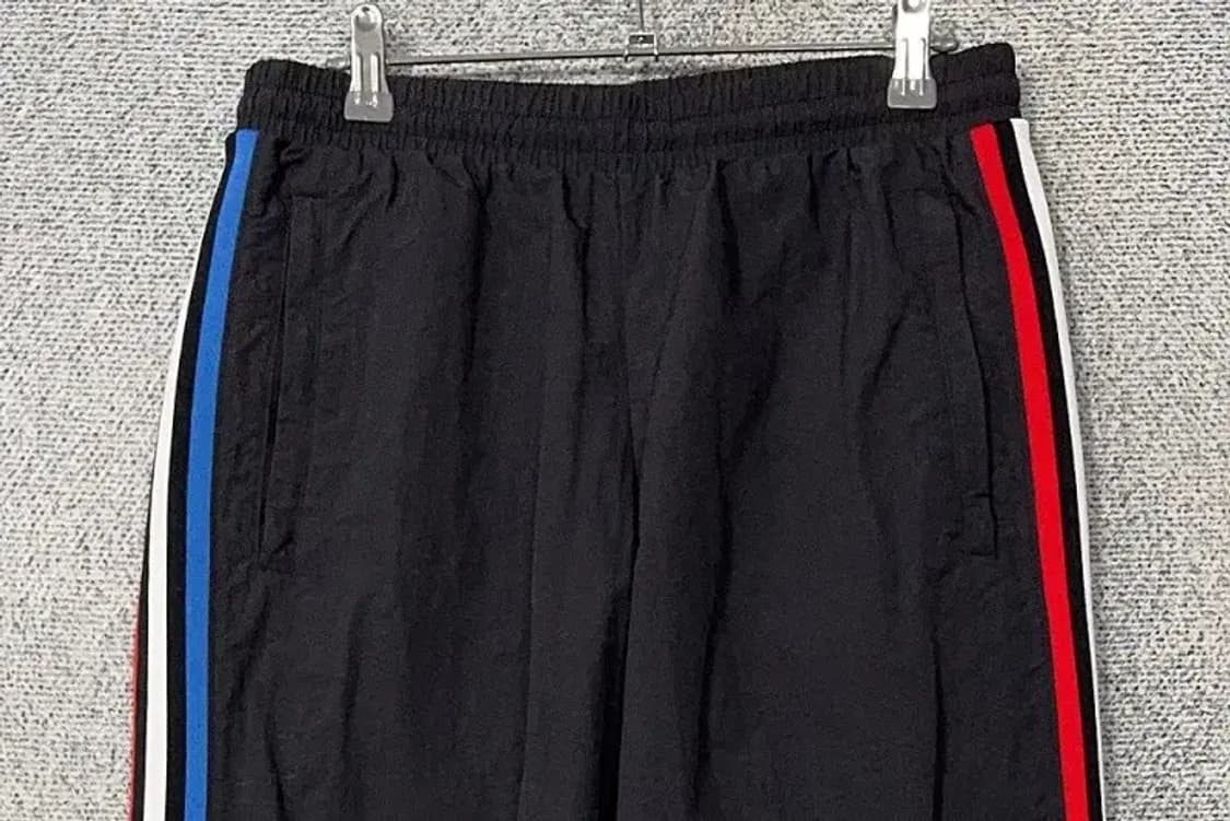 아디다스 프린팅 블랙 빅로고 조거팬츠 L 상품이미지3