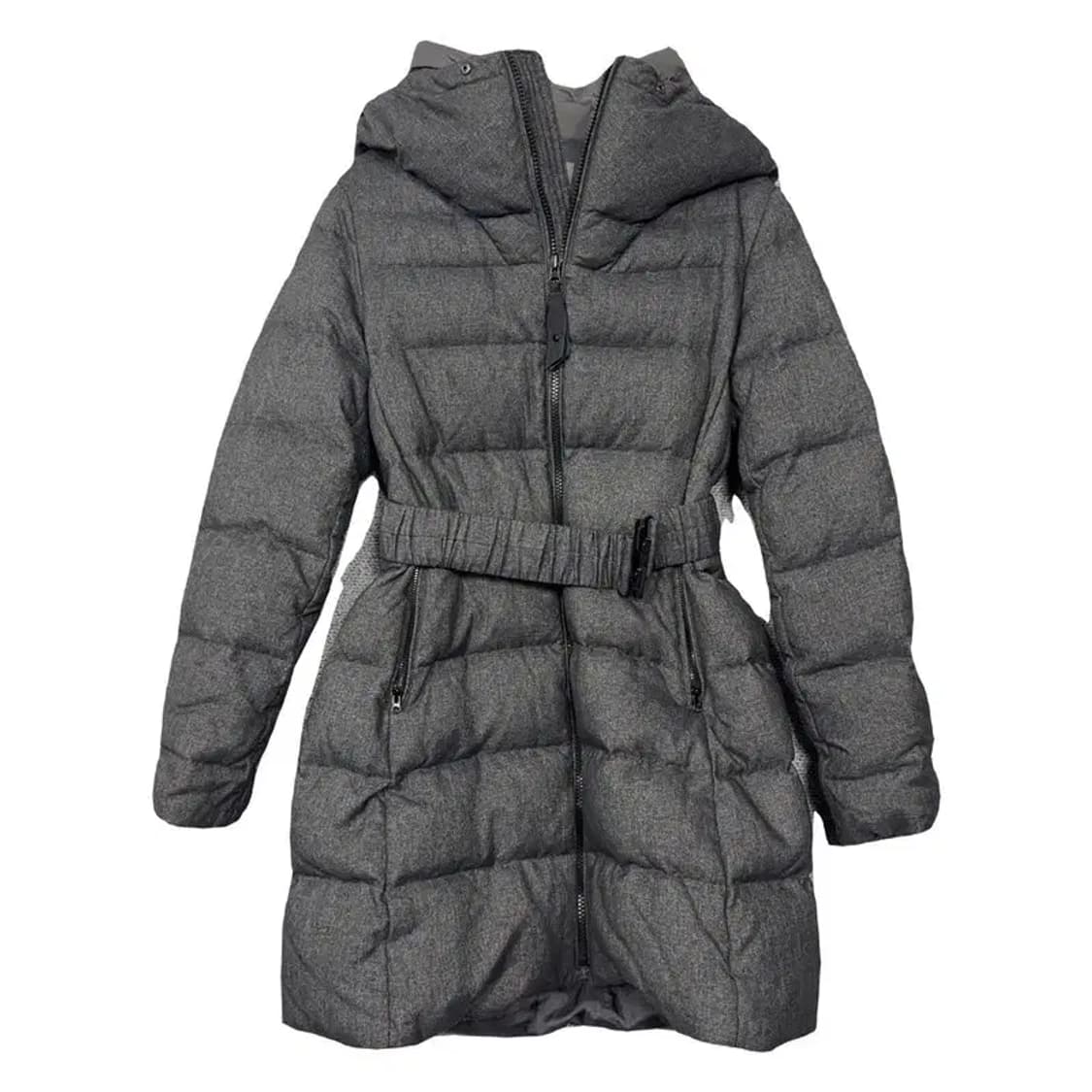 에잇세컨즈 그레이 벨티드 다운 롱패딩 S 상품이미지1