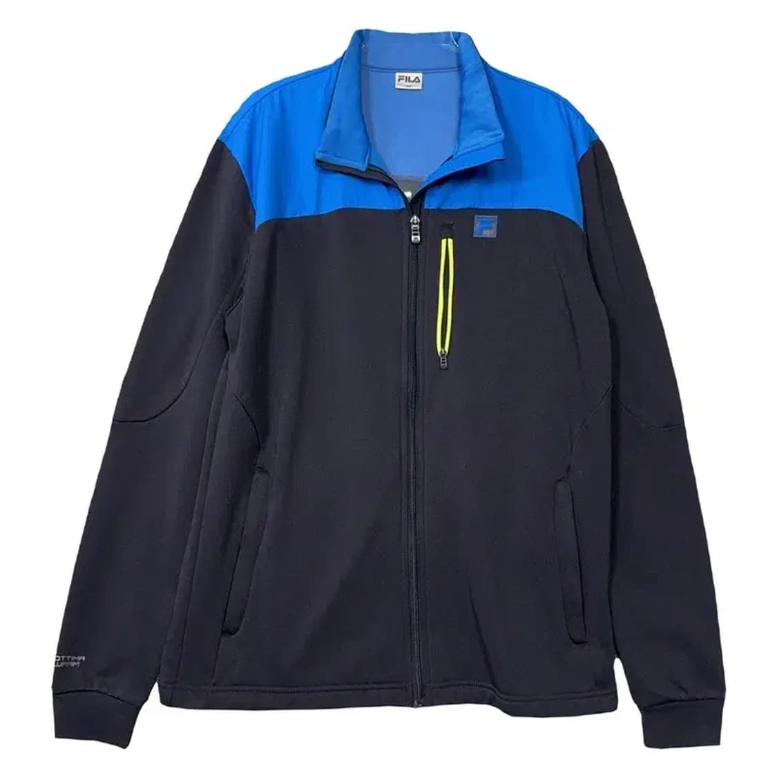 휠라 네이비 로고 기능성 집업 100 상품이미지1