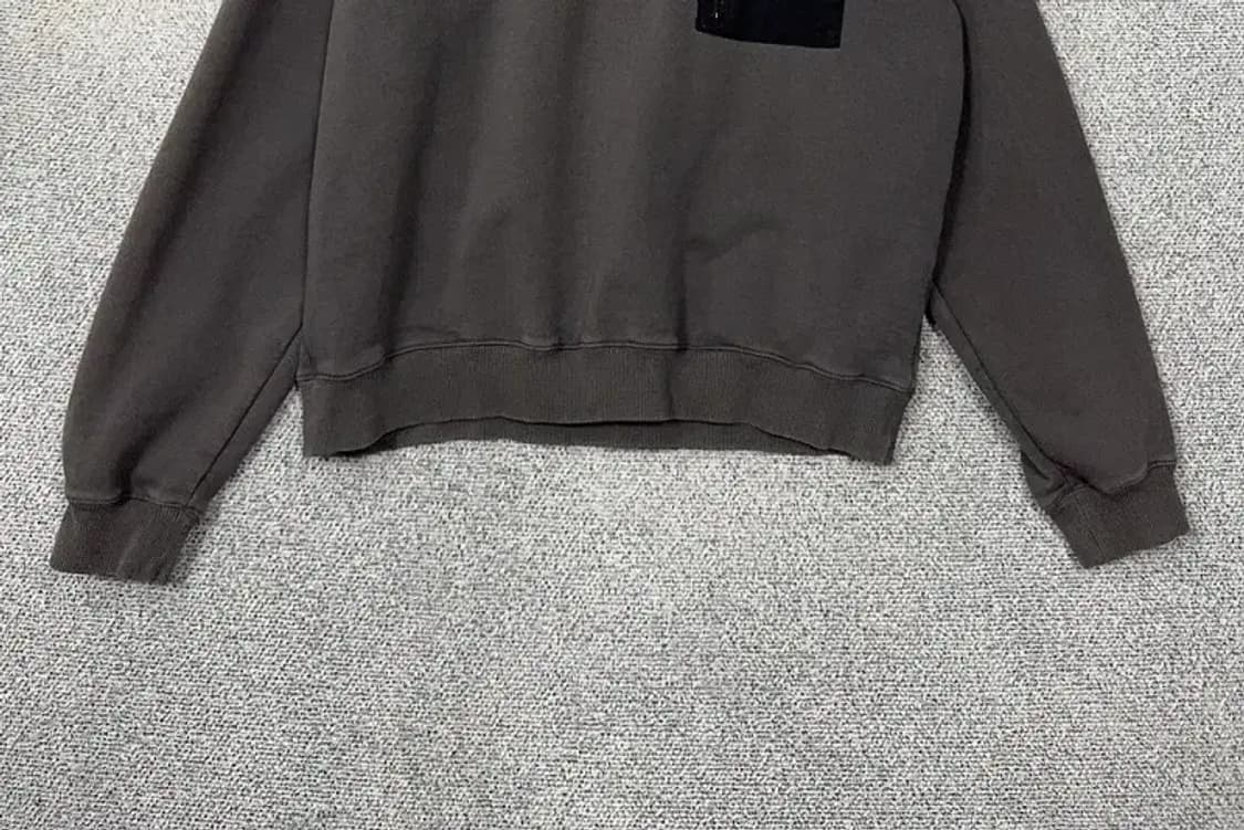 볼콤 그레이 로고 오버핏 맨투맨 L(100) 상품이미지4