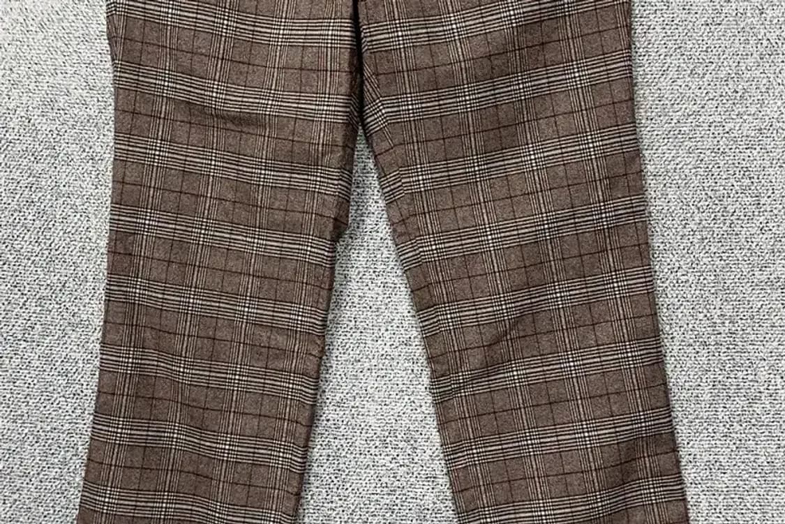 빈폴 체크 브라운 슬랙스 78-94 상품이미지4