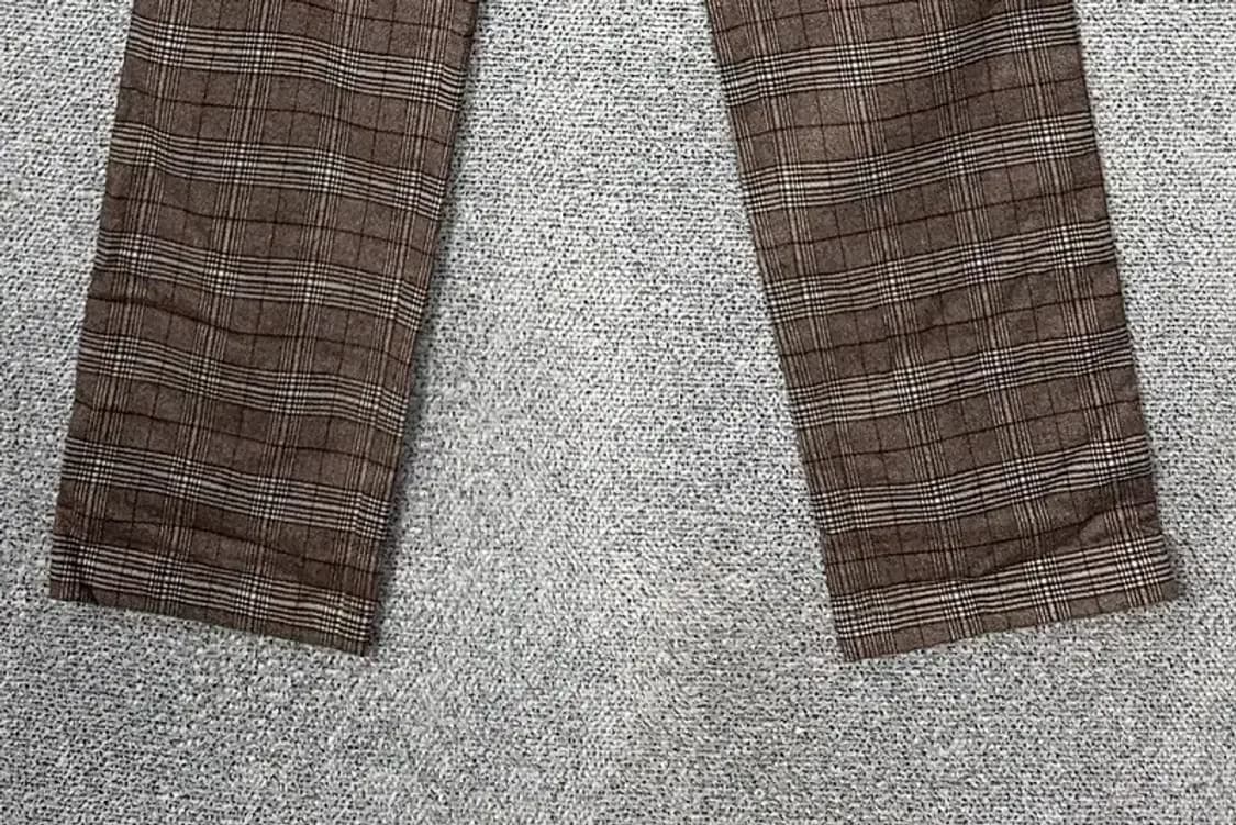 빈폴 체크 브라운 슬랙스 78-94 상품이미지5