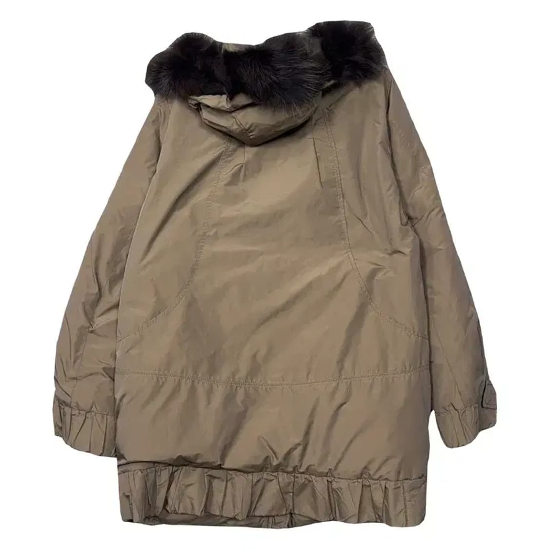 베네통 베이지 덕다운 퍼 패딩 점퍼 44 상품이미지2