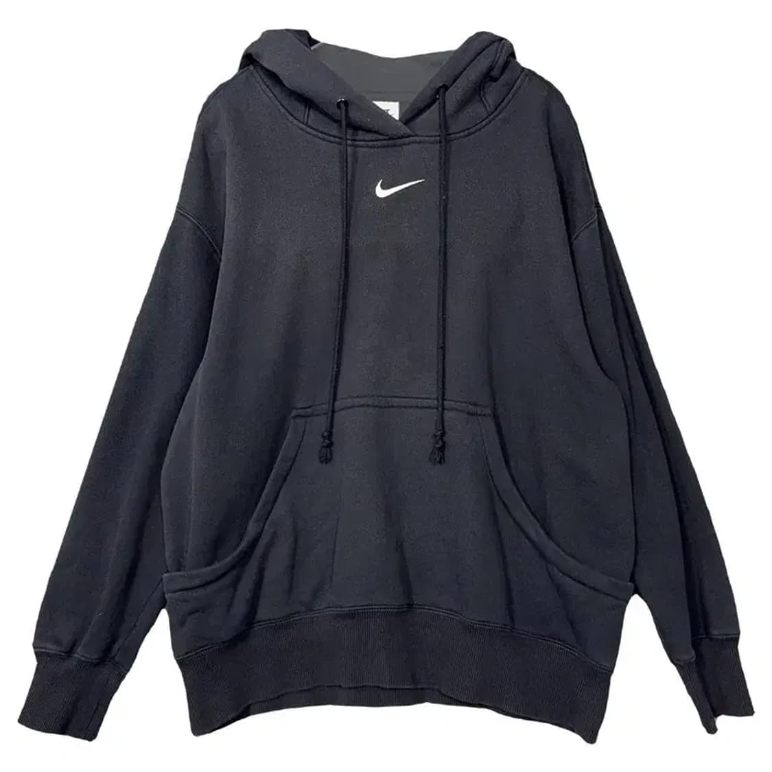 나이키 블랙 센터 로고 후드티 M 상품이미지1