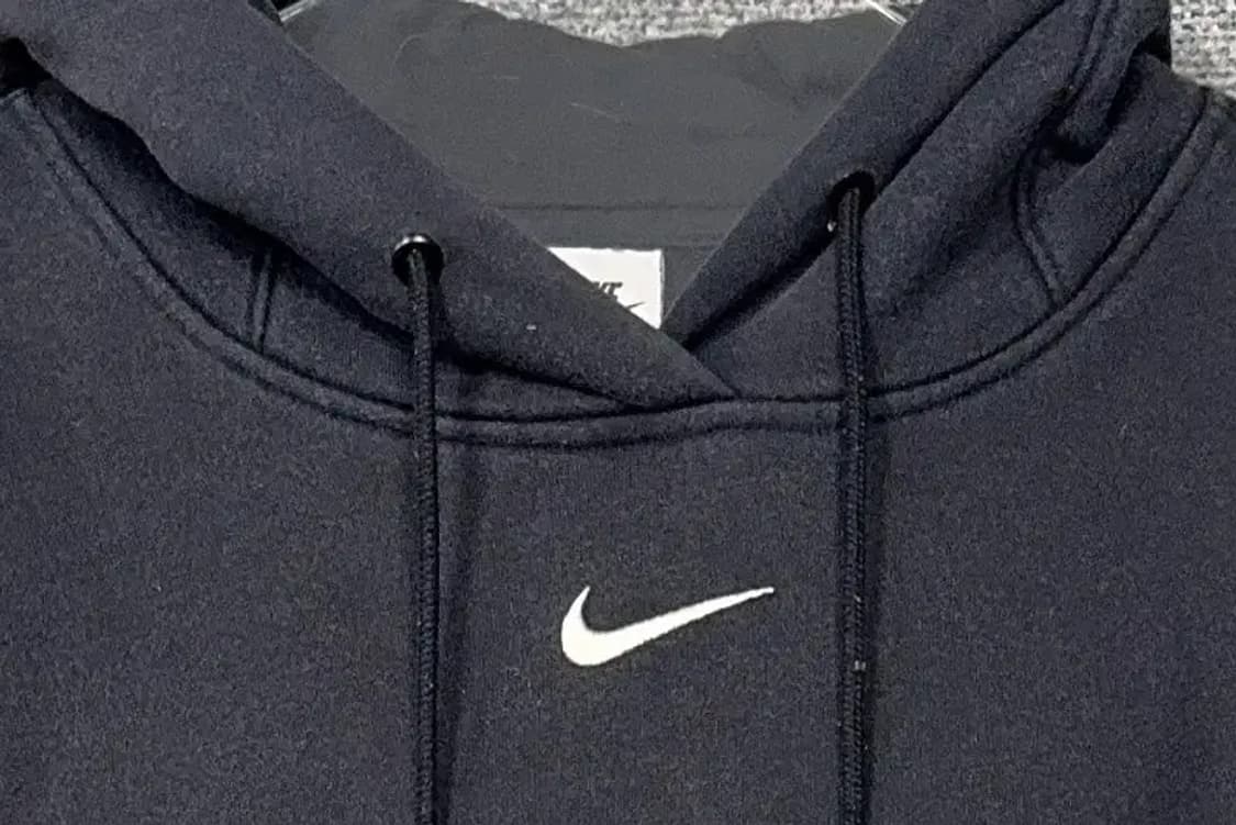 나이키 블랙 센터 로고 후드티 M 상품이미지5