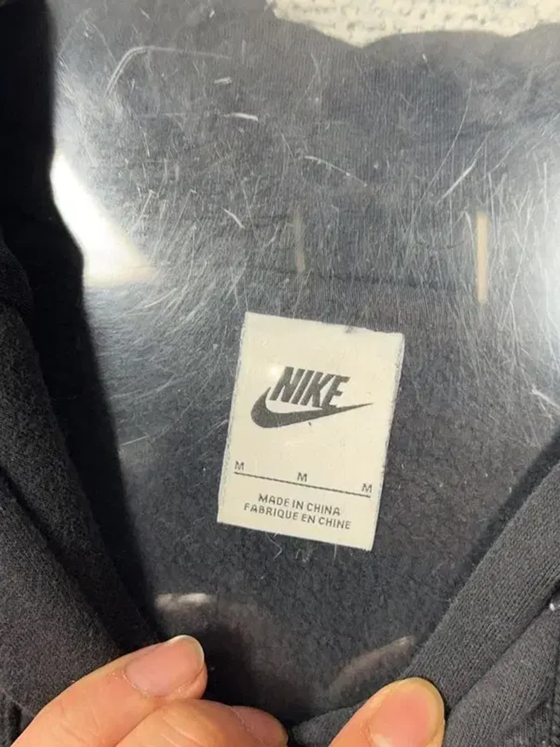 나이키 블랙 센터 로고 후드티 M 상품이미지6