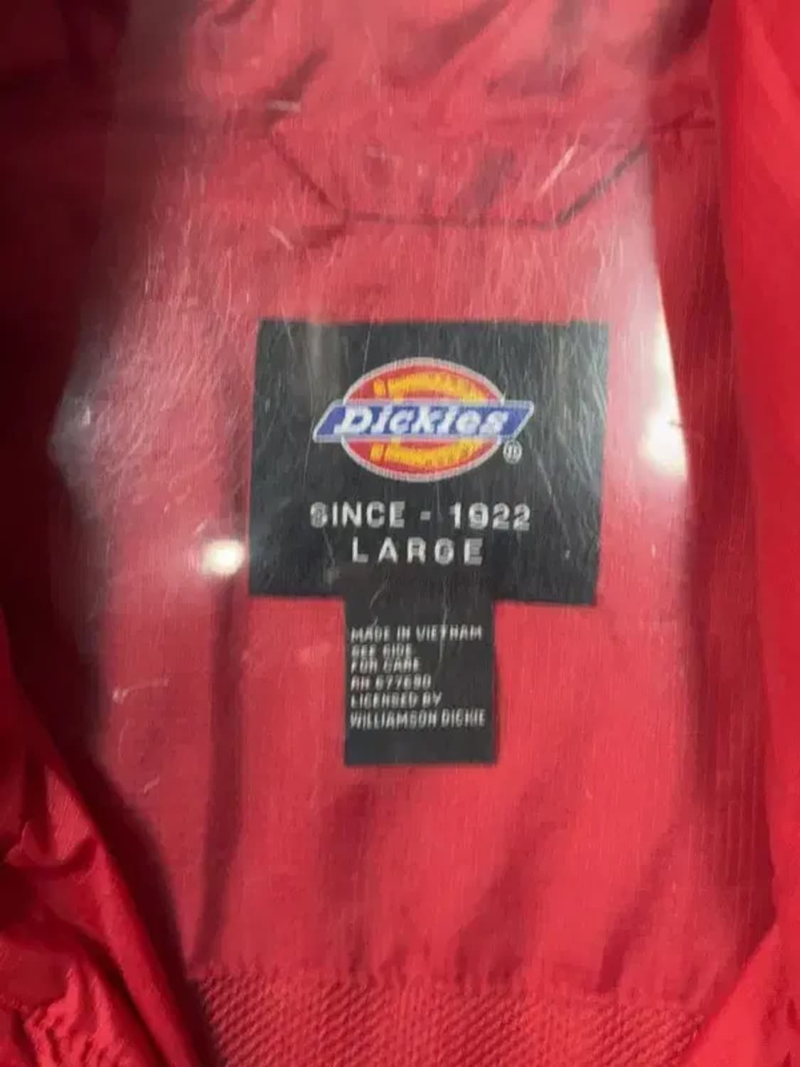 디키즈 레드 로고 나일론 바람막이 L(100) 상품이미지6