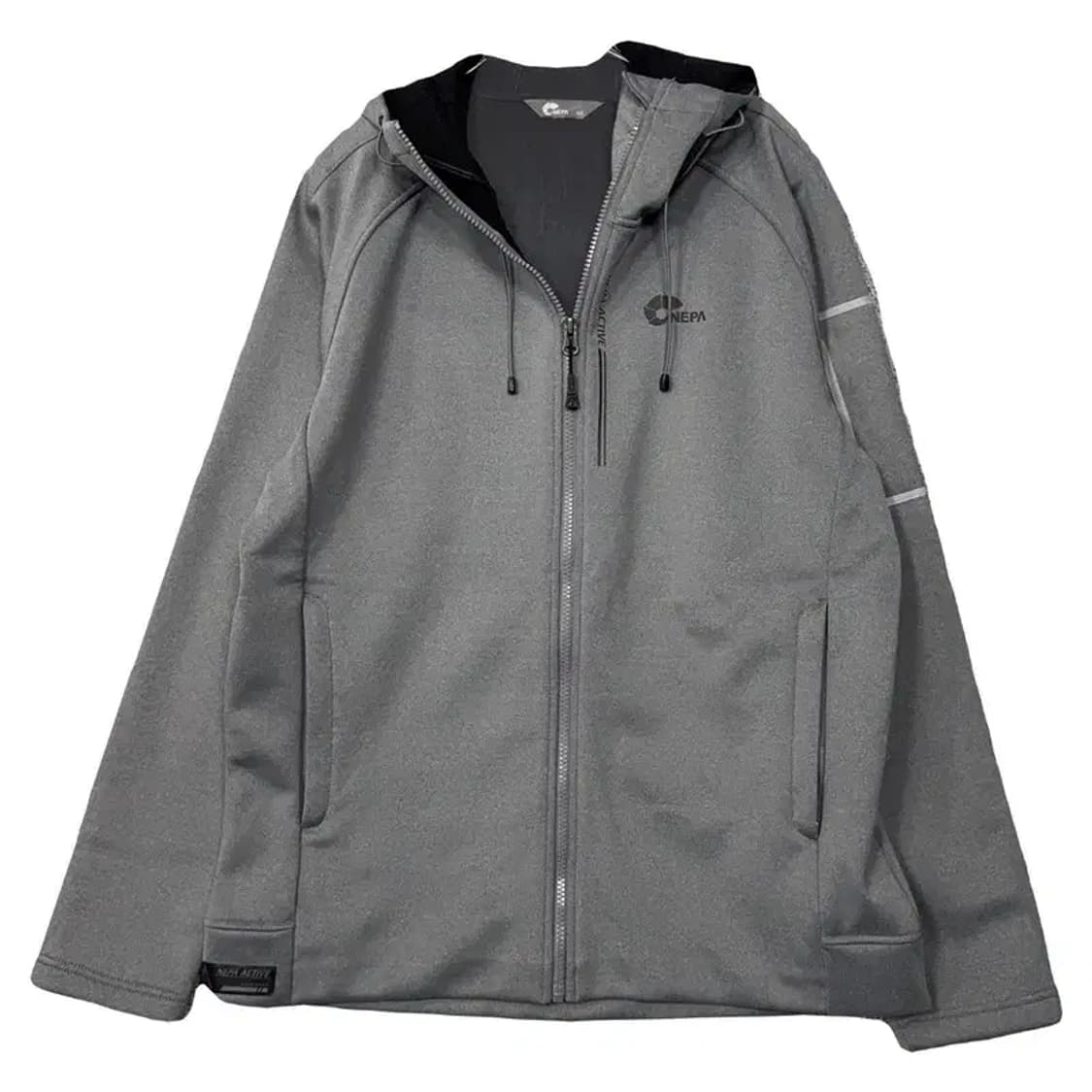 네파 그레이 로고 기능성 후드집업 105 상품이미지1