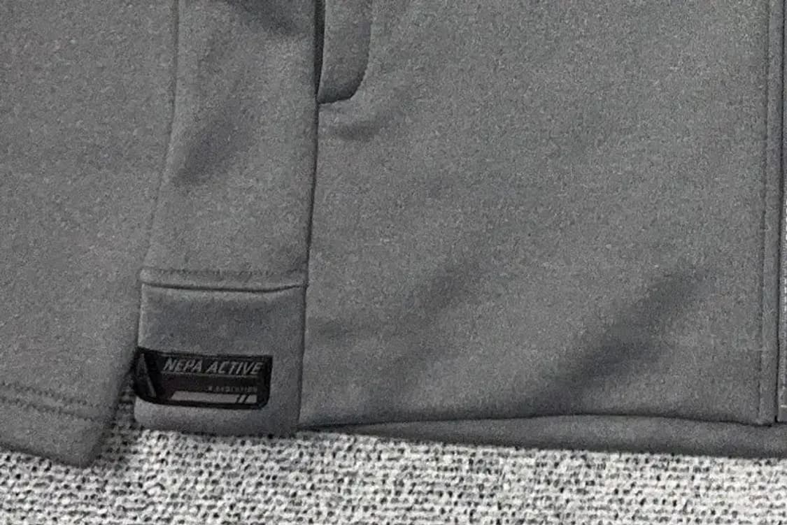 네파 그레이 로고 기능성 후드집업 105 상품이미지5