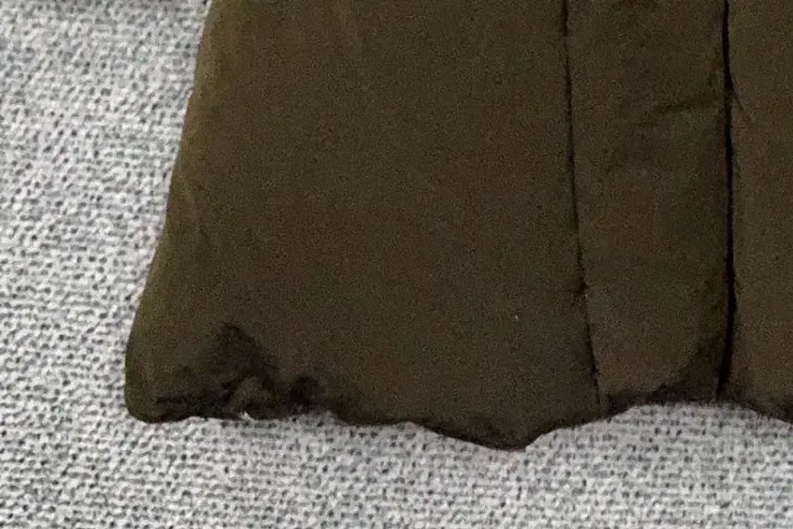 온앤온 브라운 허리 밴딩 덕다운 후드 퍼 롱 패딩 1 상품이미지6