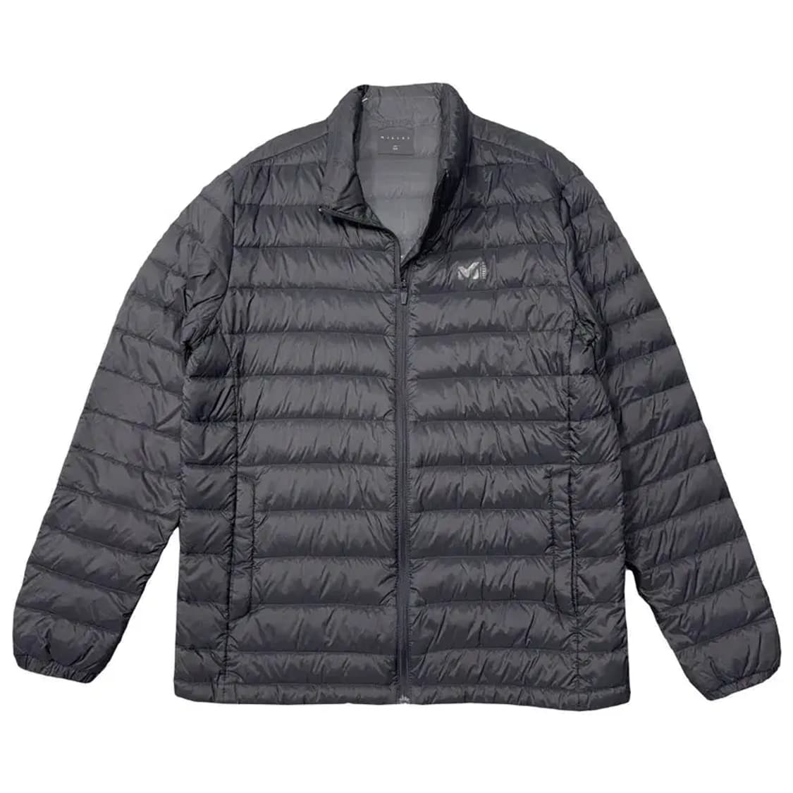 밀레 그레이 로고 다운 경량 패딩 XL 상품이미지1
