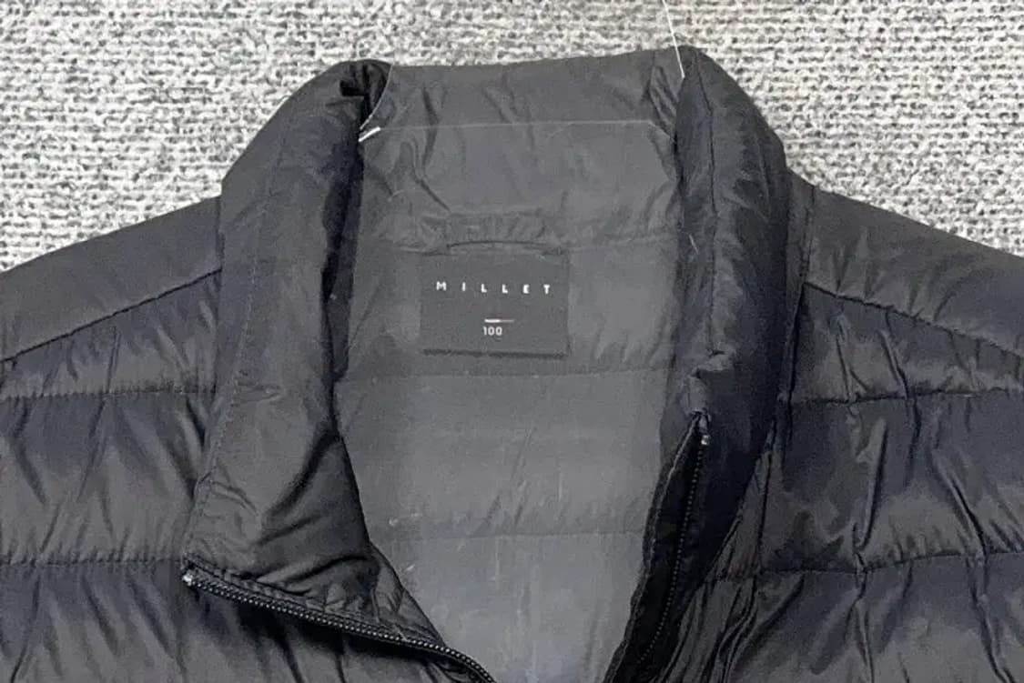 밀레 그레이 로고 다운 경량 패딩 XL 상품이미지5