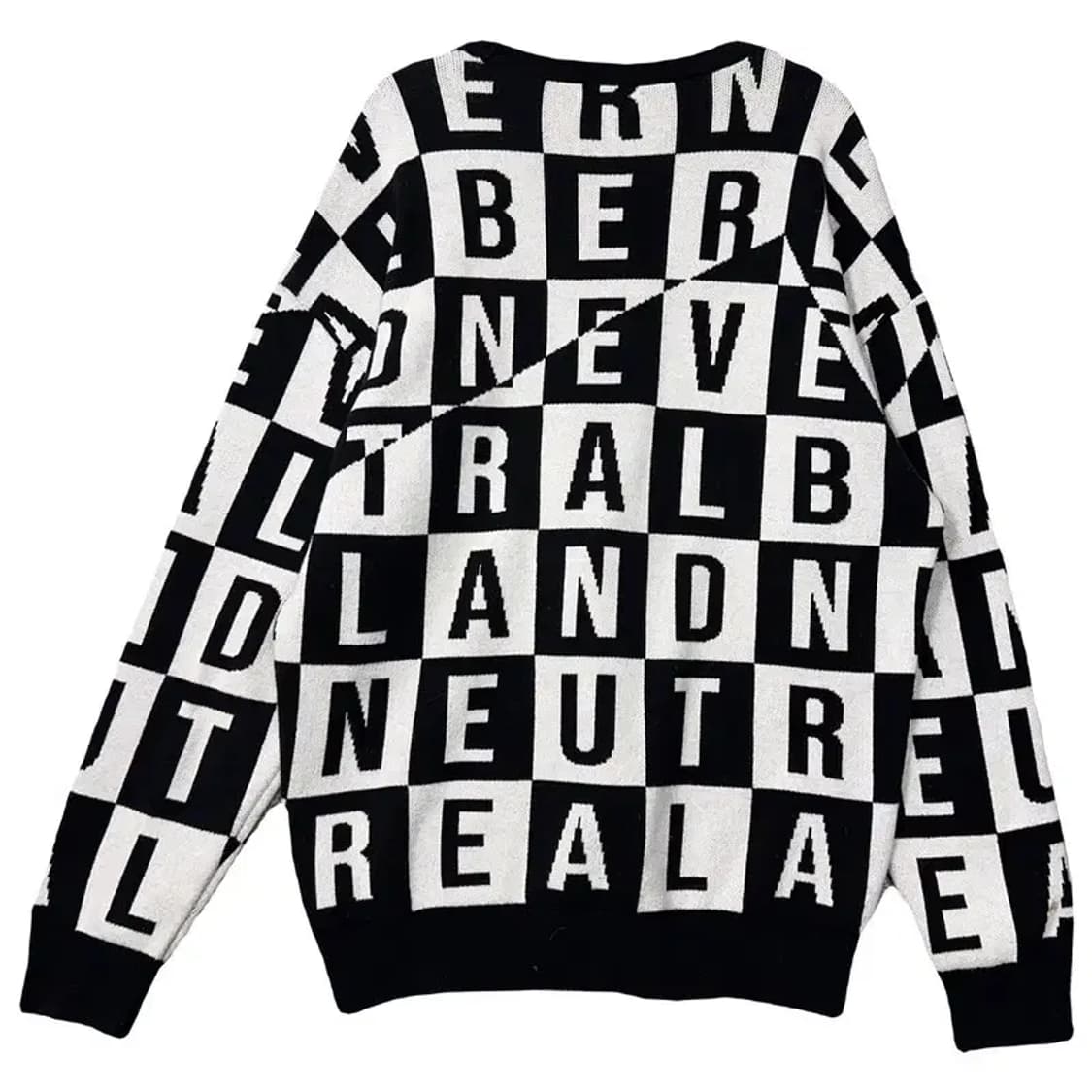 자라 블랙 빈티지 패턴 니트 M 상품이미지2