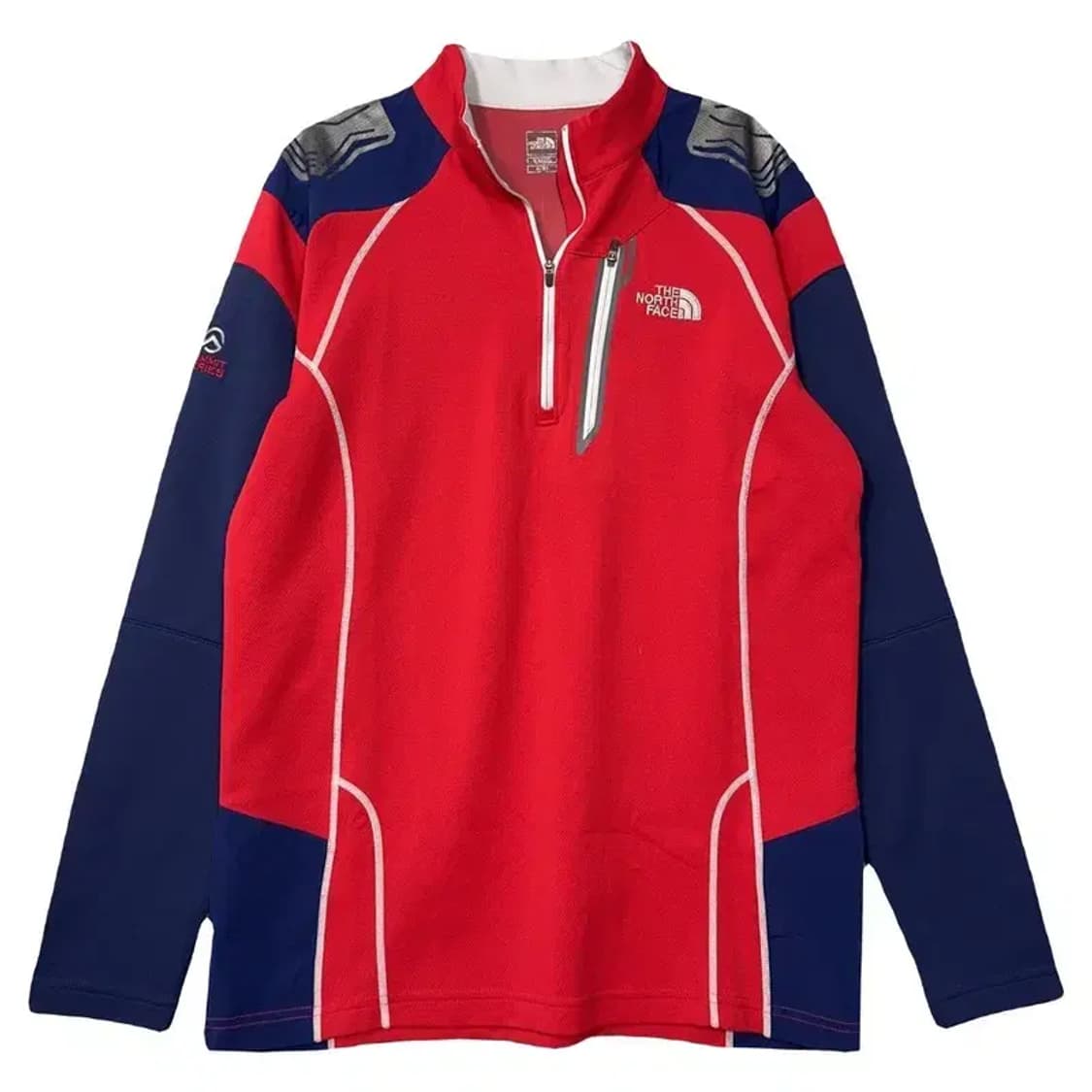 노스페이스 레드 로고 등산 기능성 반집업 긴팔 M 상품이미지1