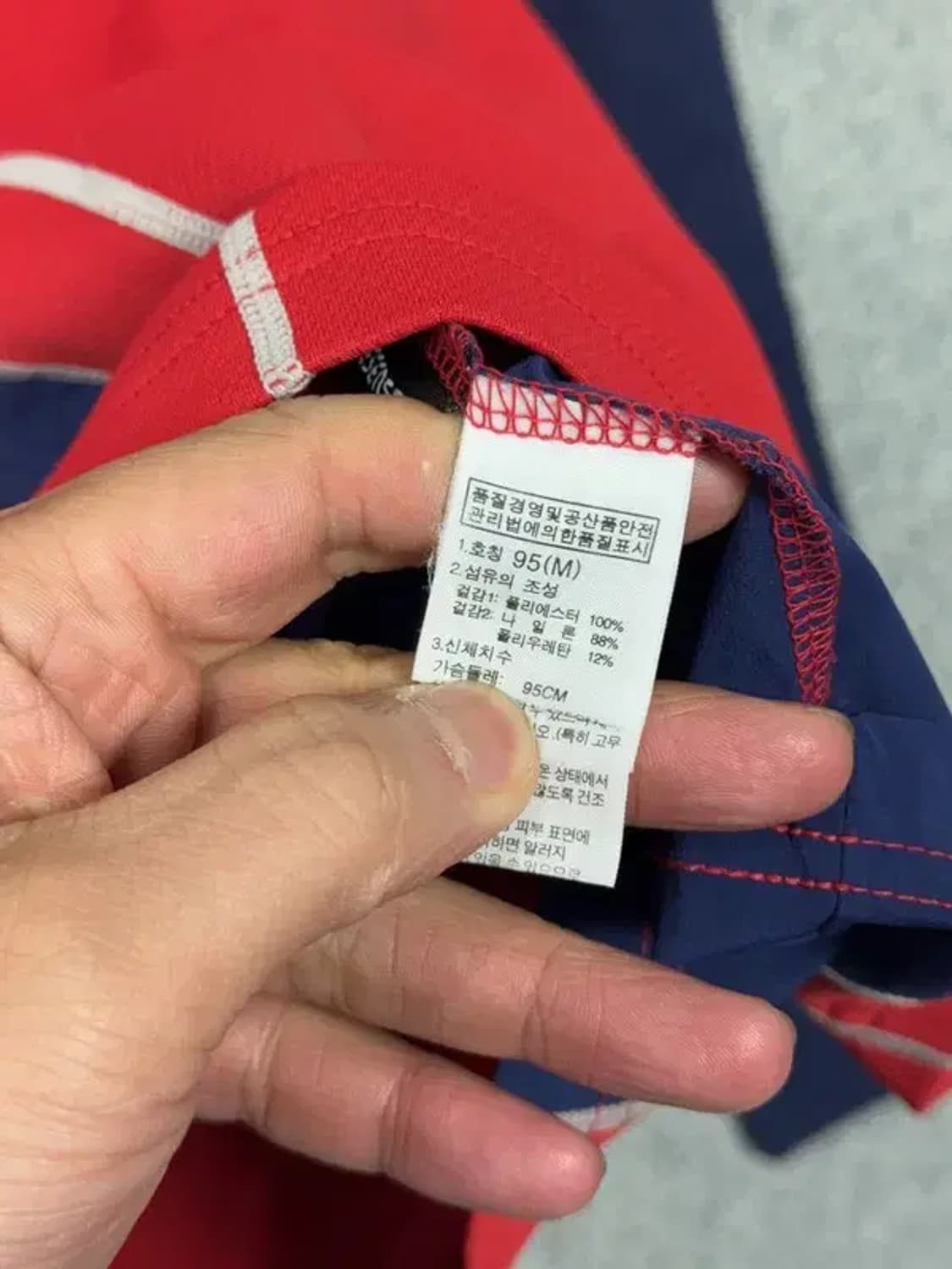 노스페이스 레드 로고 등산 기능성 반집업 긴팔 M 상품이미지7