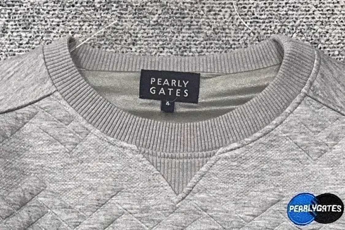 파리게이츠 프린팅 라이트 그레이 골프 맨투맨 100 상품이미지5