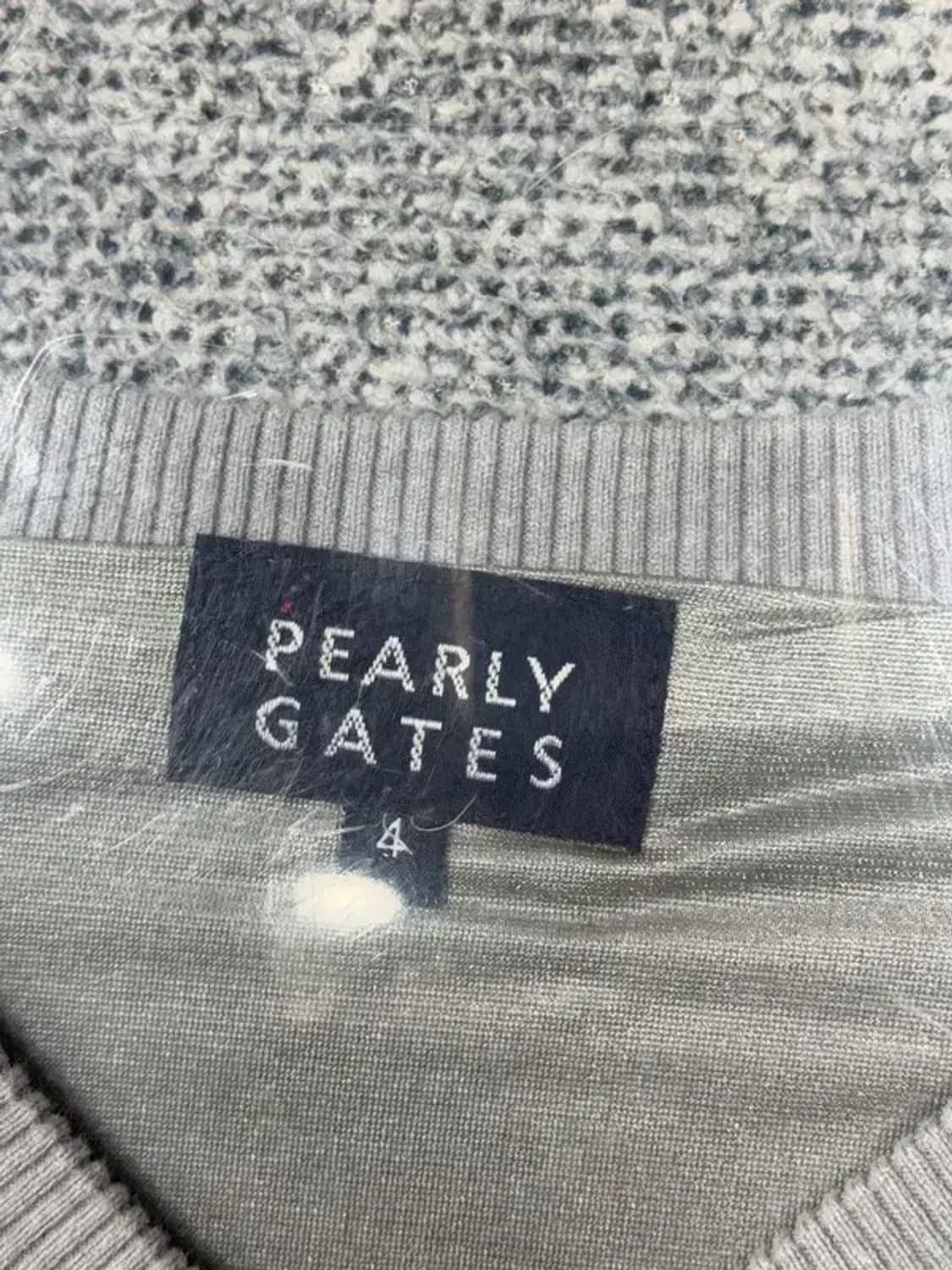 파리게이츠 프린팅 라이트 그레이 골프 맨투맨 100 상품이미지6