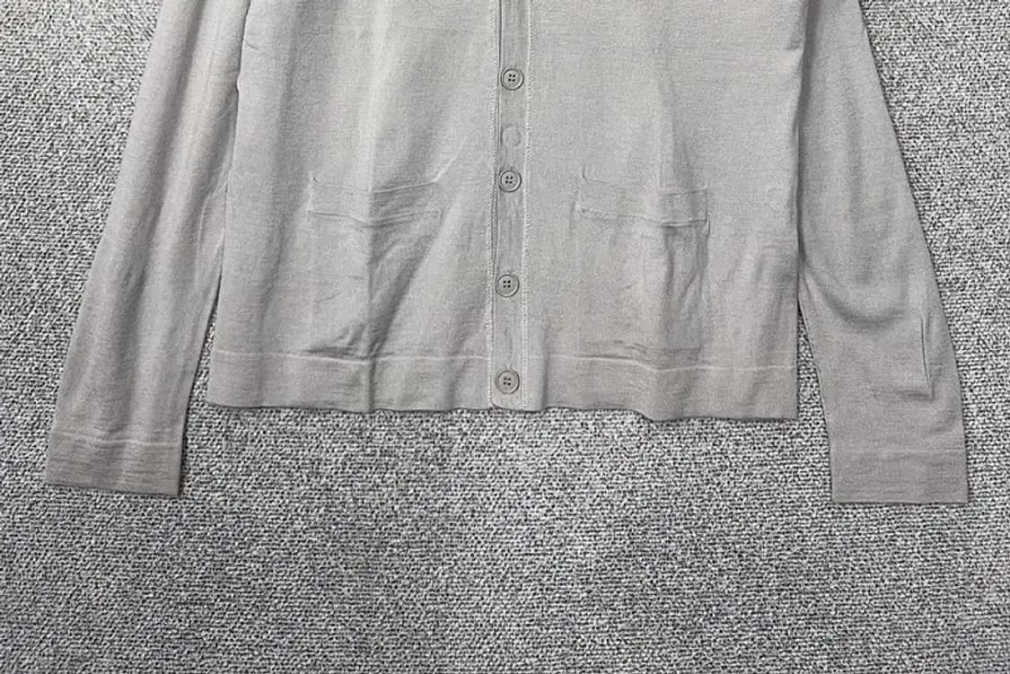 마인드브릿지 라이트 그레이 캐주얼 니트 가디건 105 상품이미지4