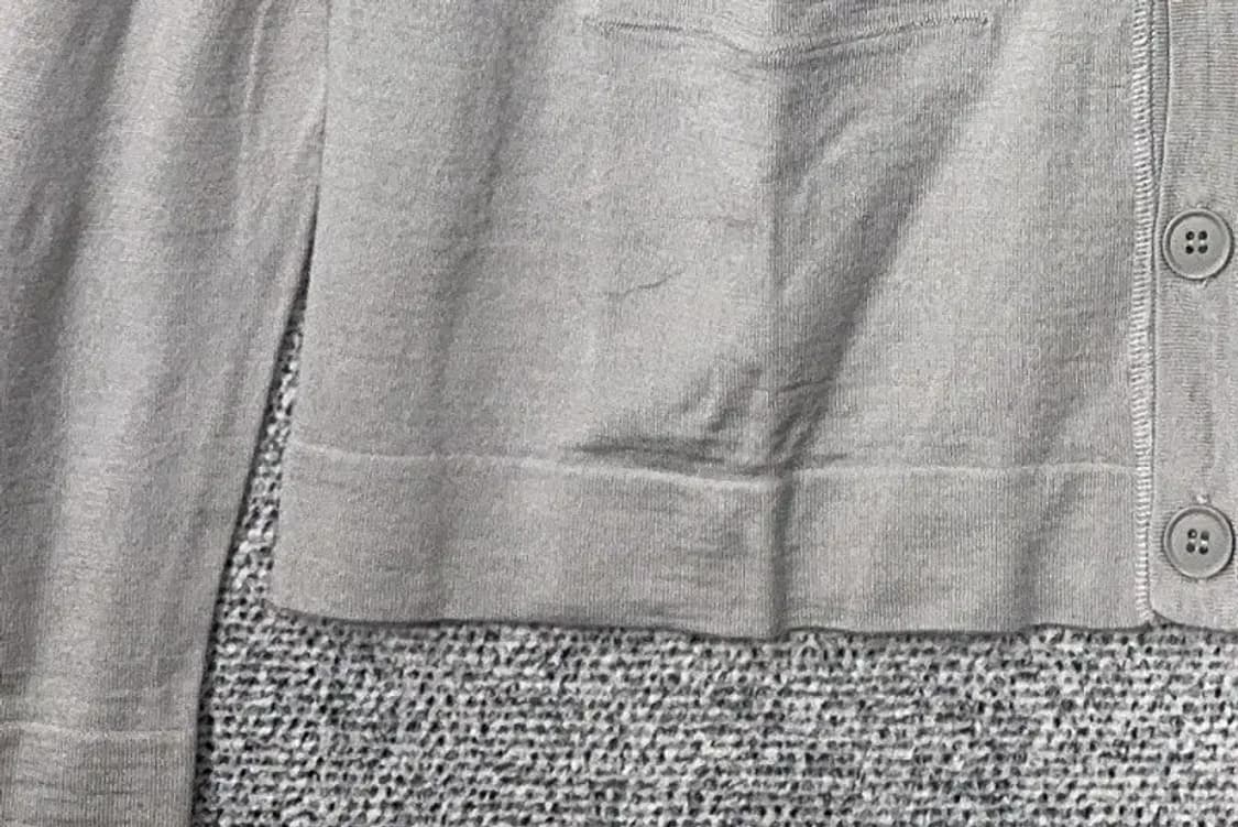 마인드브릿지 라이트 그레이 캐주얼 니트 가디건 105 상품이미지6