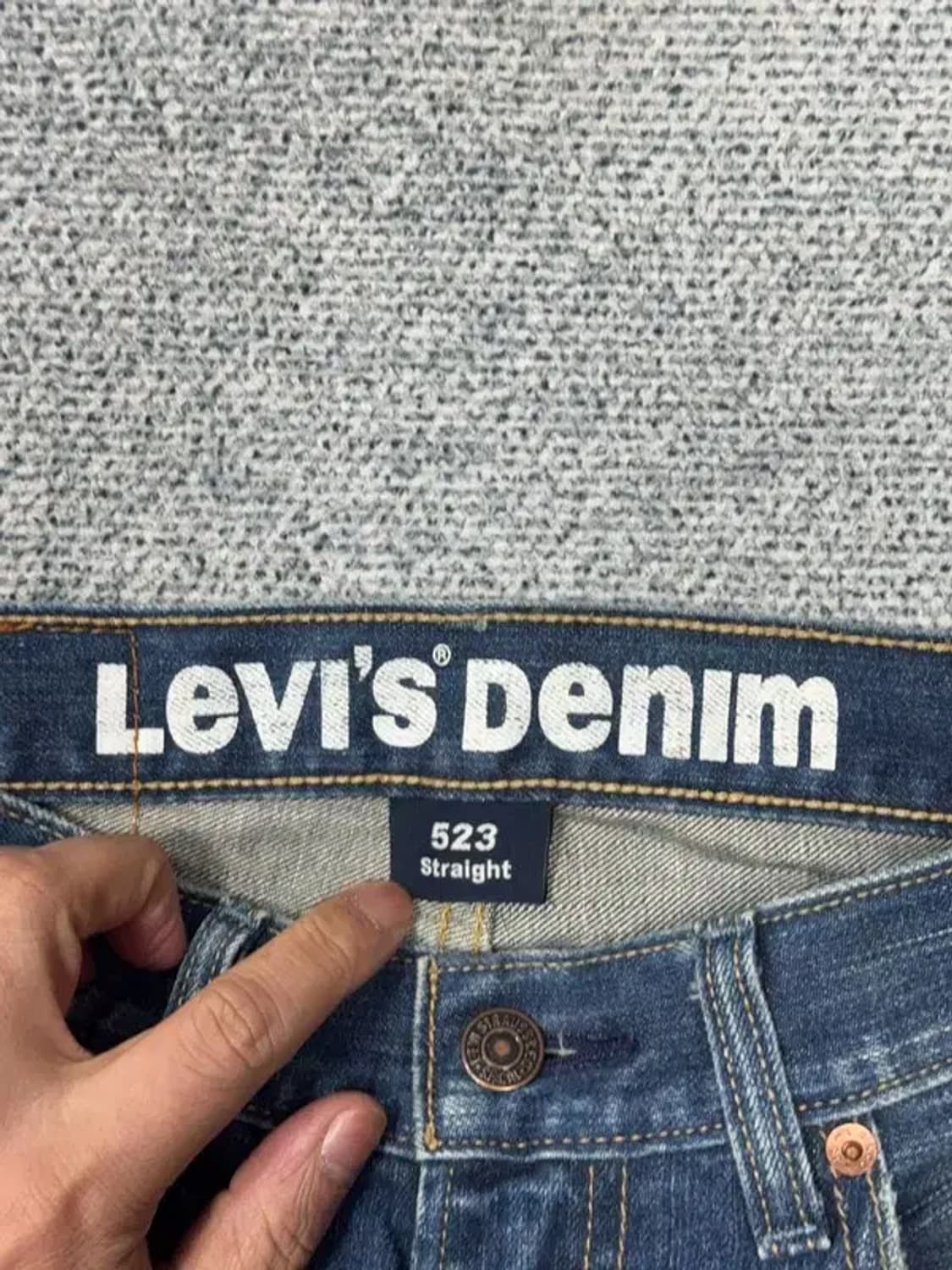 리바이스 523 워싱 일자핏 빈티지 청바지 W 28 L 32 상품이미지6