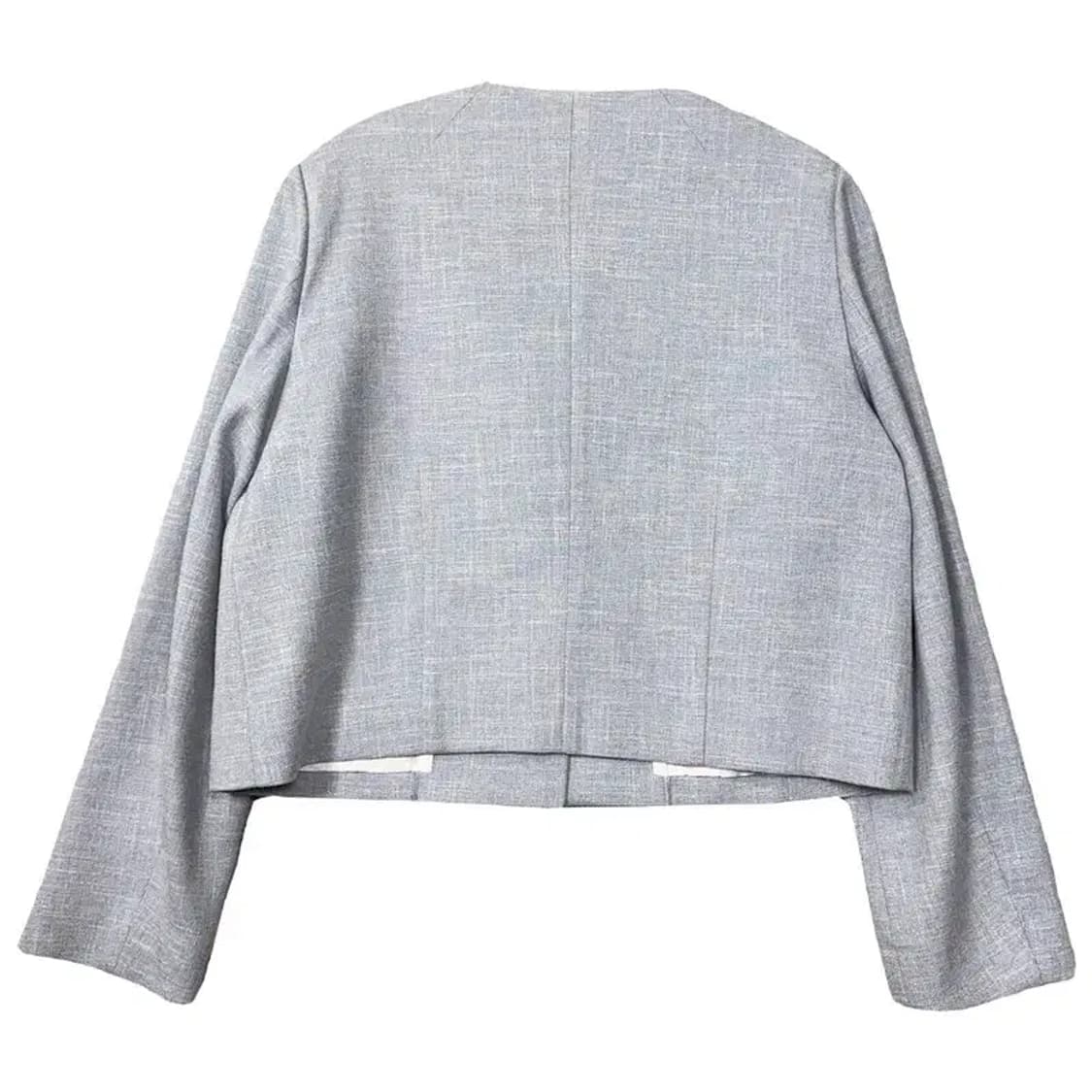 로엠 라이트 블루 트위드 자켓 L 상품이미지2