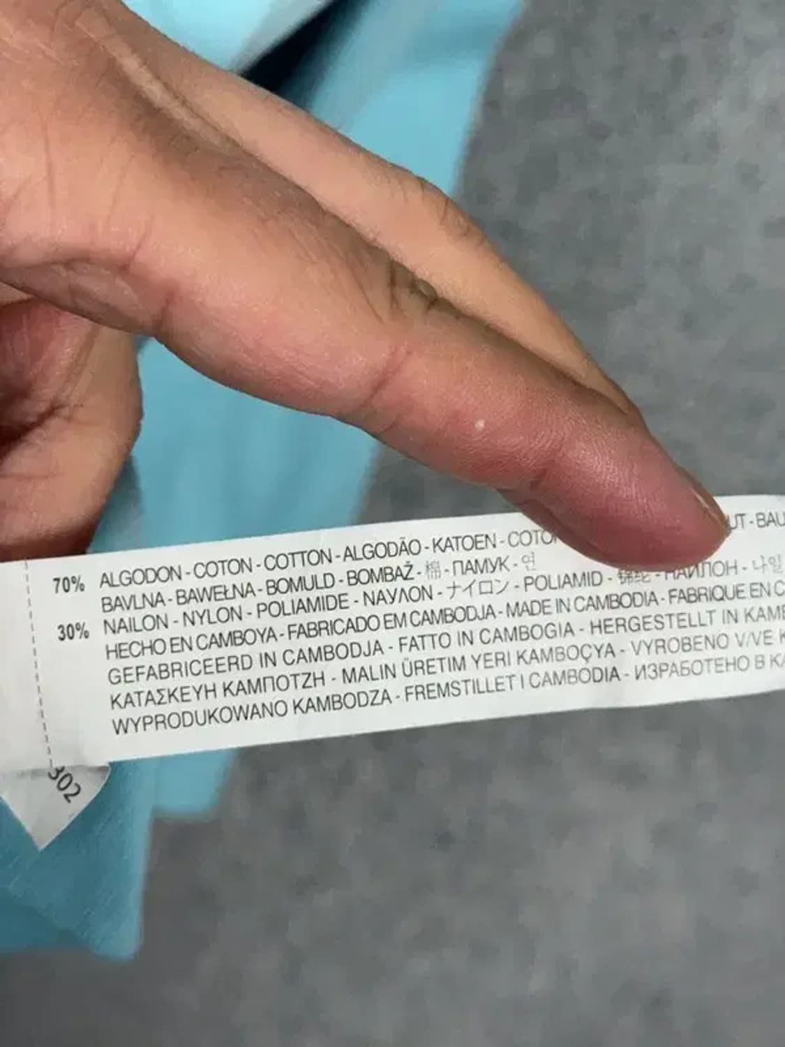 자라 라이트 블루 코튼 니트 가디건 L 상품이미지7