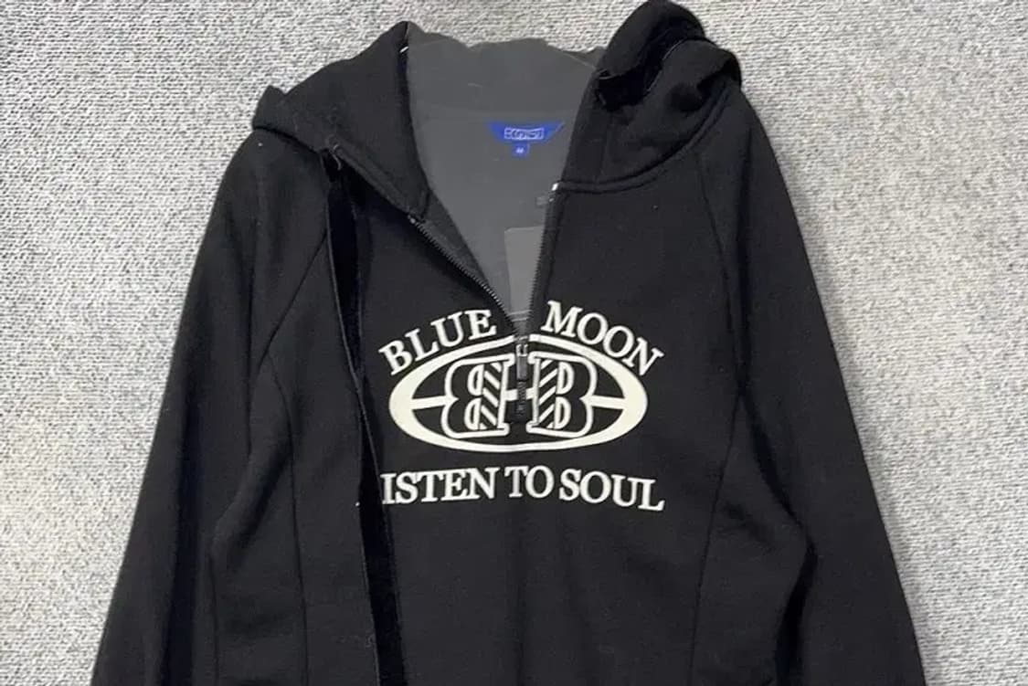 [새상품]에고이스트 프린팅 블랙 후드 원피스 L 상품이미지3