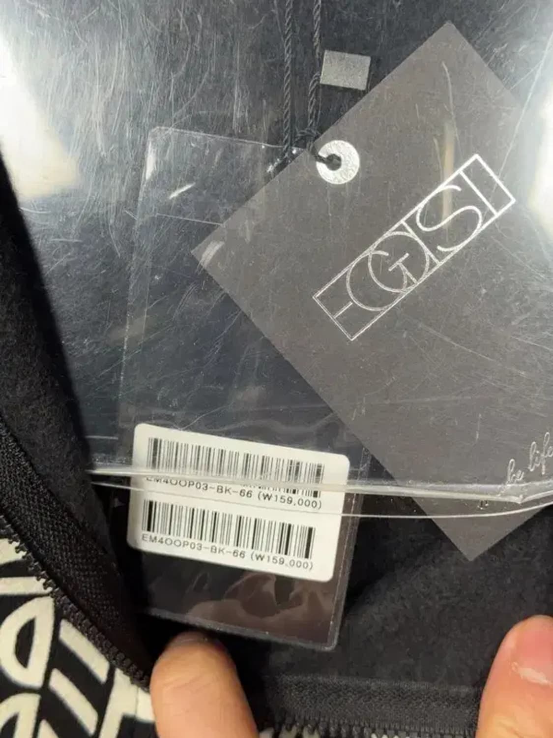 [새상품]에고이스트 프린팅 블랙 후드 원피스 L 상품이미지8