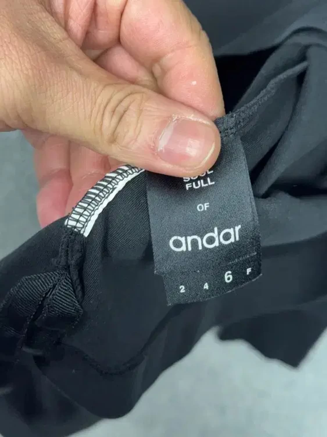 안다르 그레이 기능성 오버 사이즈 긴팔티 F 상품이미지7