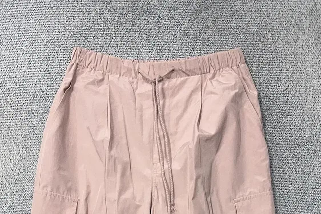 지유 라이트 핑크 카고 바지 L 상품이미지3