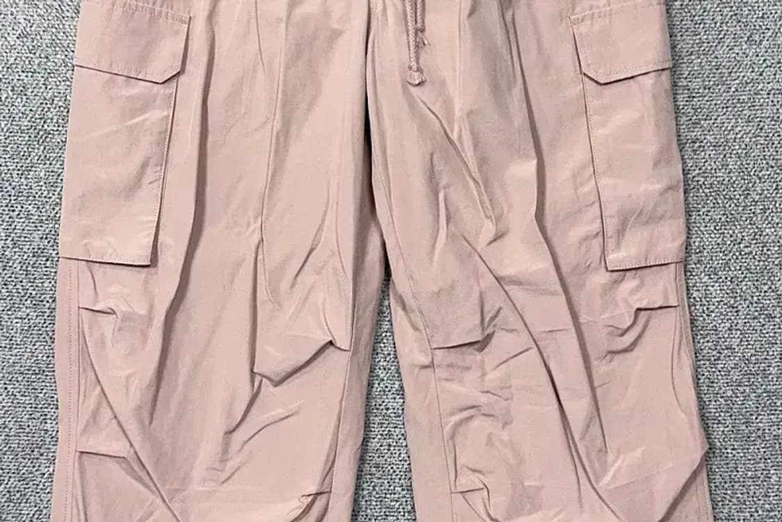 지유 라이트 핑크 카고 바지 L 상품이미지4