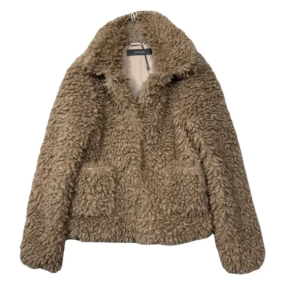 자라 브라운 뽀글이 자켓 XS 상품이미지1