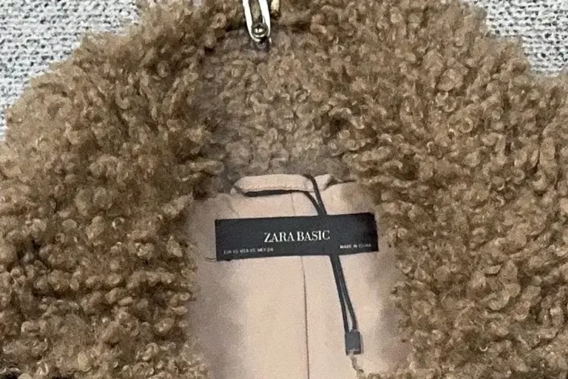 자라 브라운 뽀글이 자켓 XS 상품이미지5